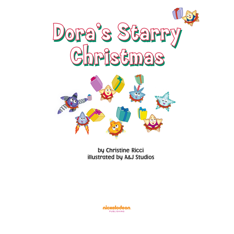 Dora the Explorer: Dora's Starry Christmas book cover