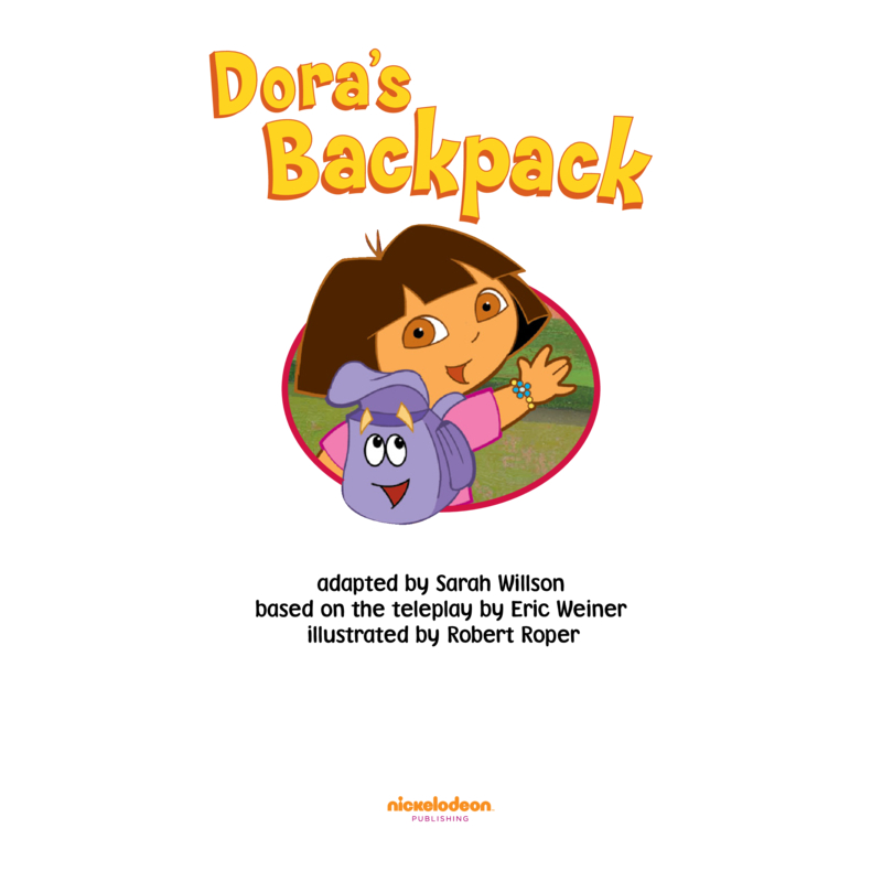 Dora the Explorer: Dora's Backpack book cover