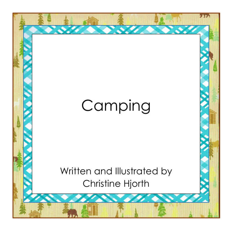 Camping book cover