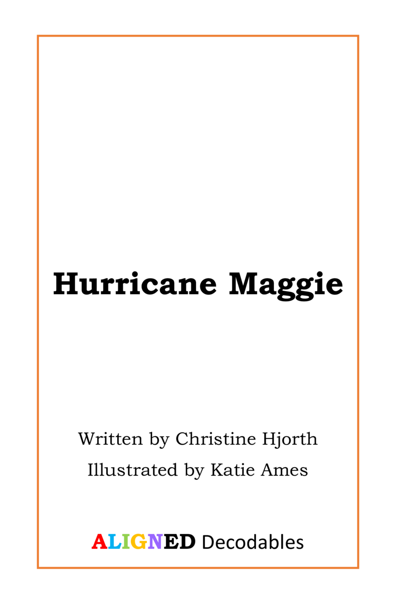 Hurricane Maggie book cover