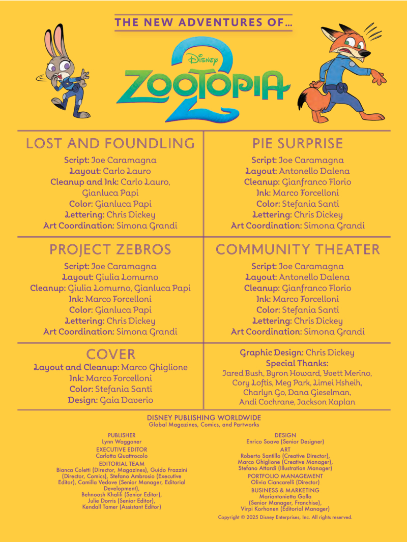 The New Adventures of Zootopia 2: Better Zoogether — page 1