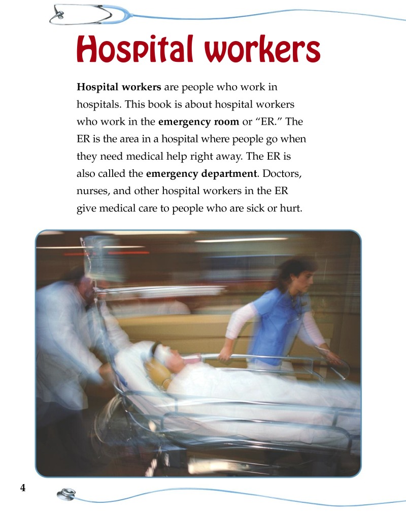 Hospital Workers in the Emergency Room — page 1