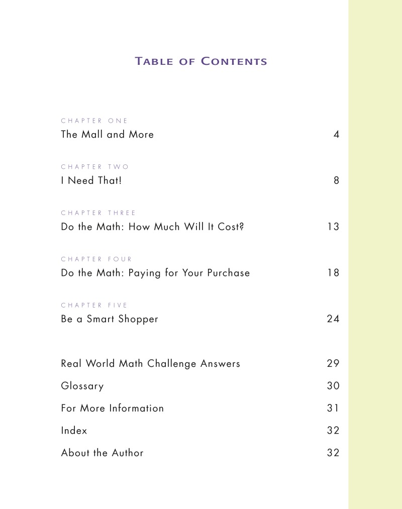 Real World Math: Smart Shopping book cover