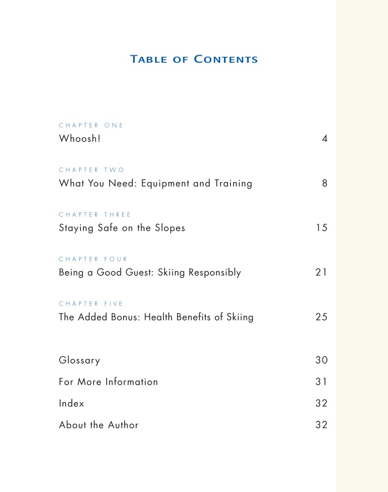 Healthy For Life: Skiing book cover