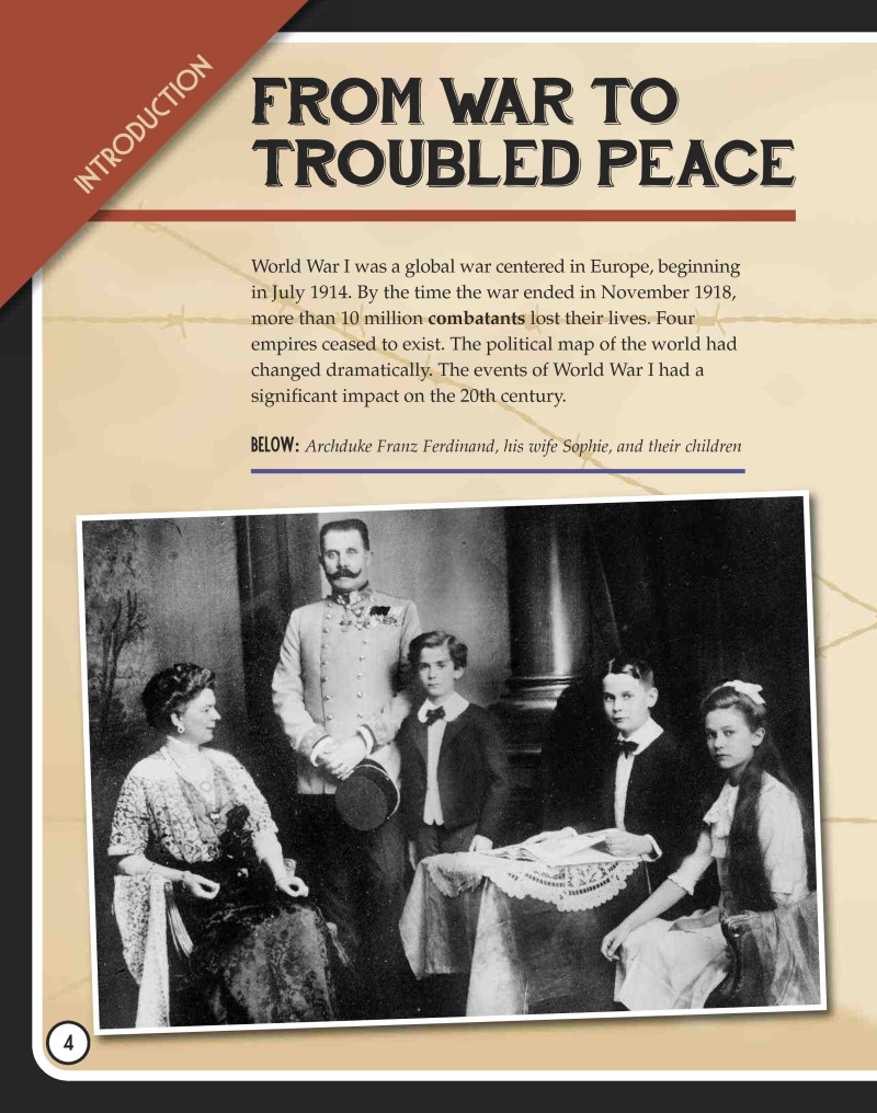 The End of World War 1 — page 1