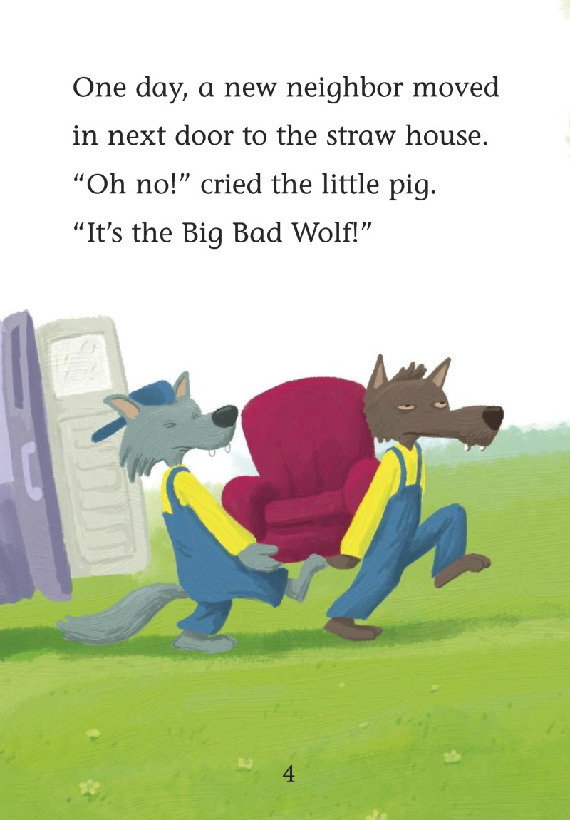 The Three Little Pigs and the New Neighbor — page 1
