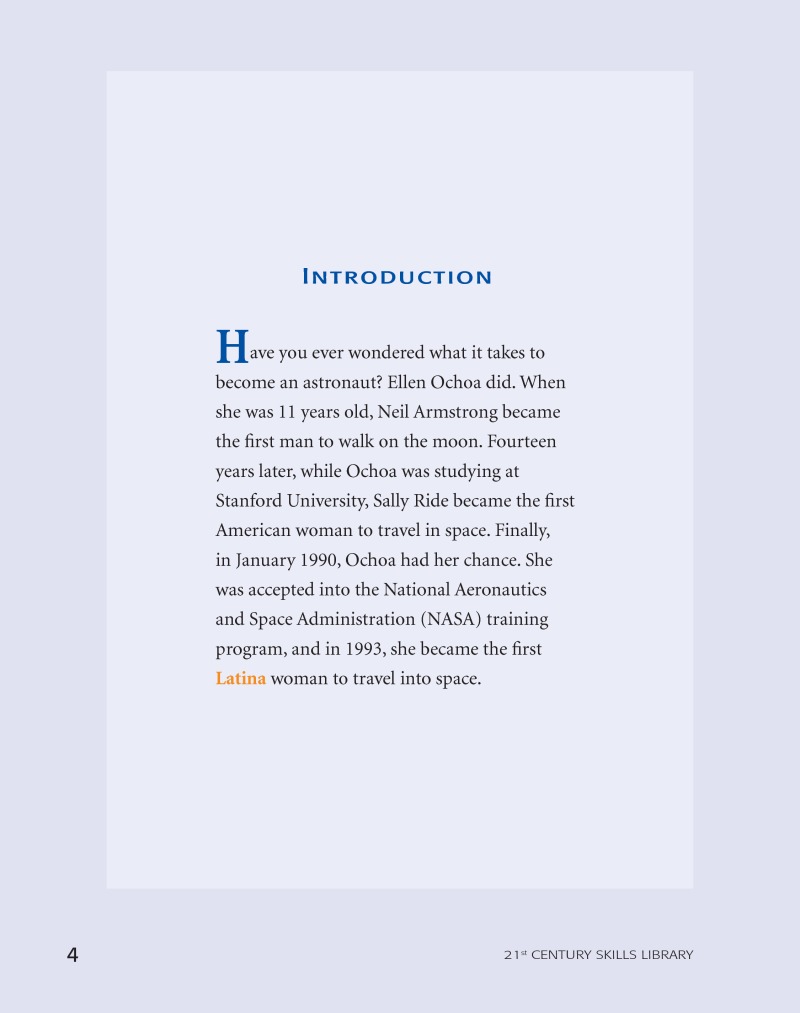 Life Skill Biographies: Ellen Ochoa — page 1