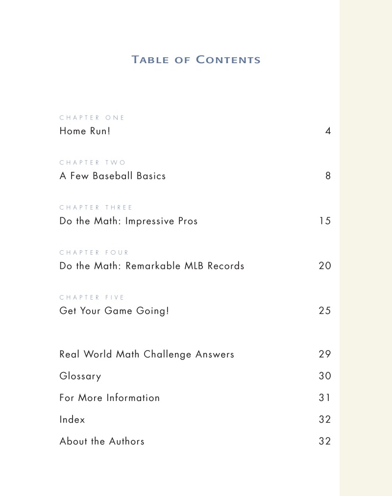 Real World Math: Sports, Baseball book cover