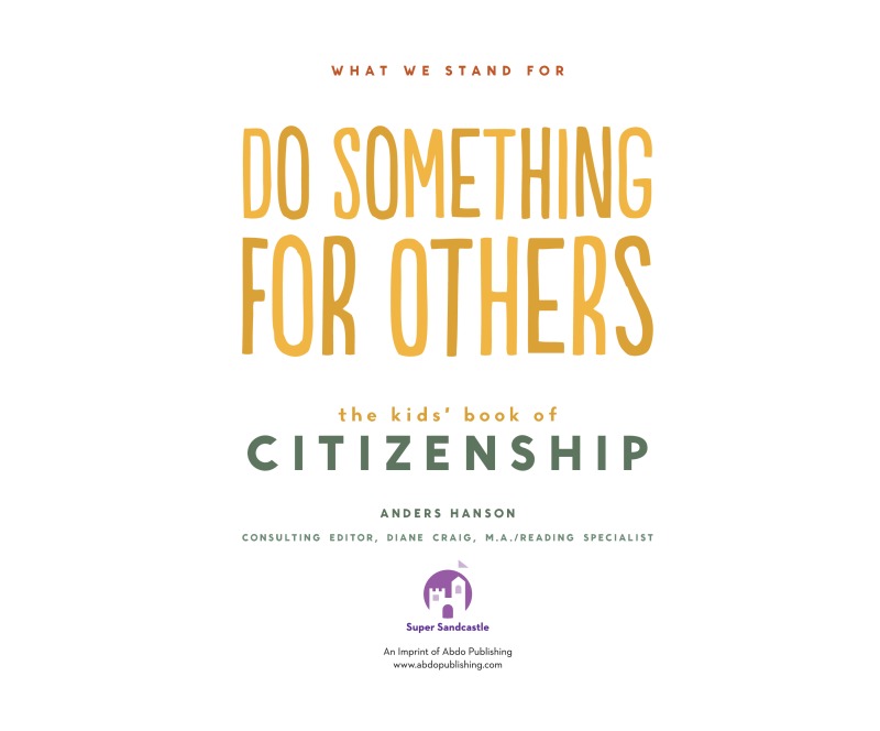 Do Something for Others: The Kids' Book of Citizenship book cover