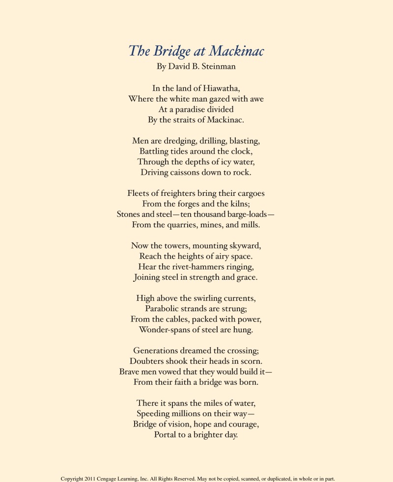 Mackinac Bridge: The Story of the Five-Mile Poem — page 1