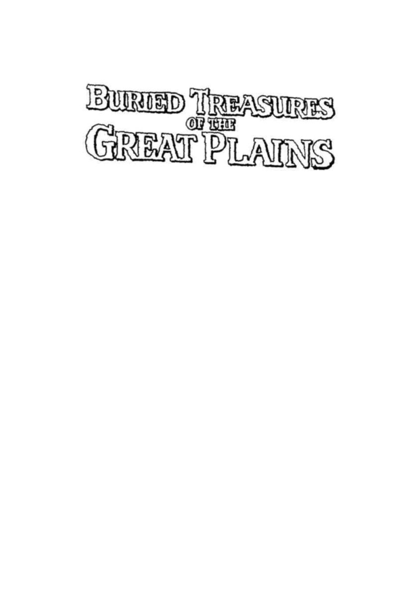 Buried Treasures of the Great Plains book cover