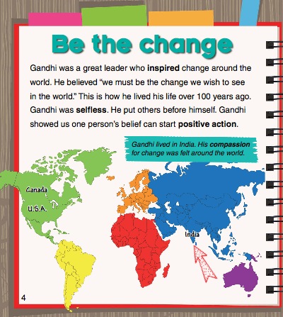 Be The Change In Your School — page 1