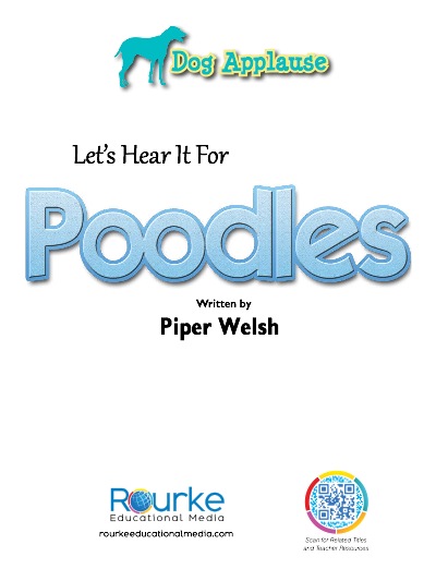 Let's Hear It For Poodles book cover