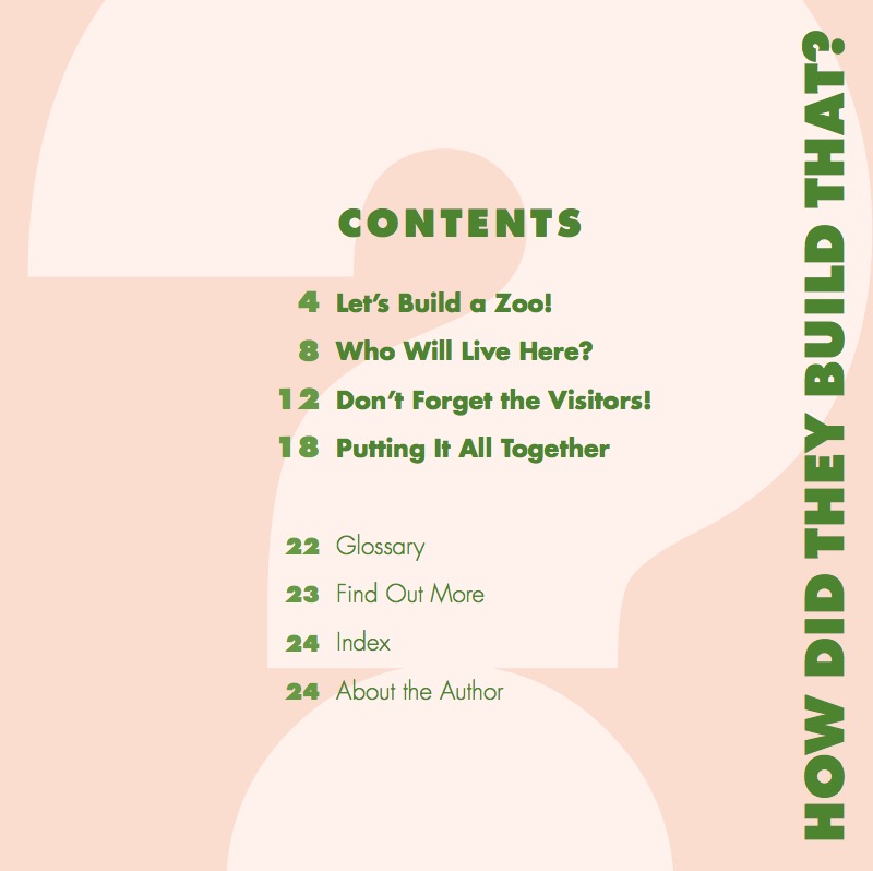 How Did They Build That? Zoo book cover