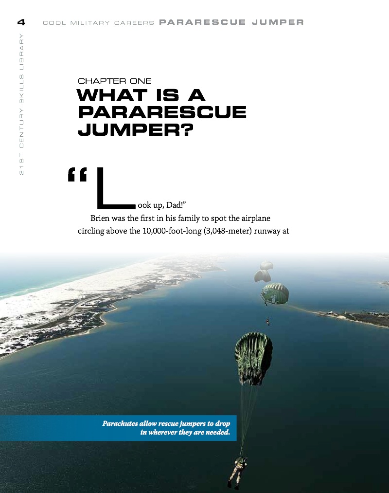 Cool Military Careers: Pararescue Jumper — page 1