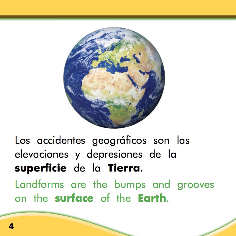 Accidentes Geograficos (Looking At Landforms) — page 1
