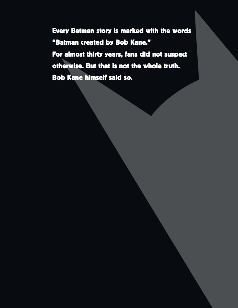 Bill the Boy Wonder: The Secret Co-Creator of Batman — page 1