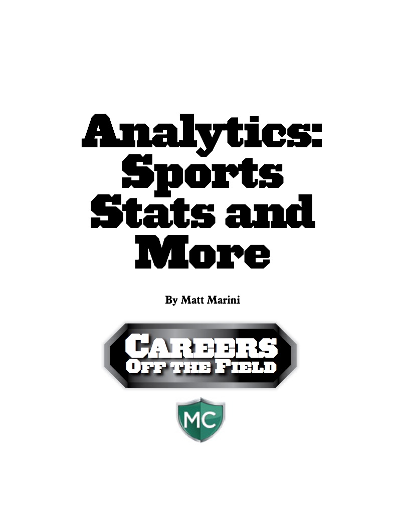 Analytics: Sports Stats and More book cover