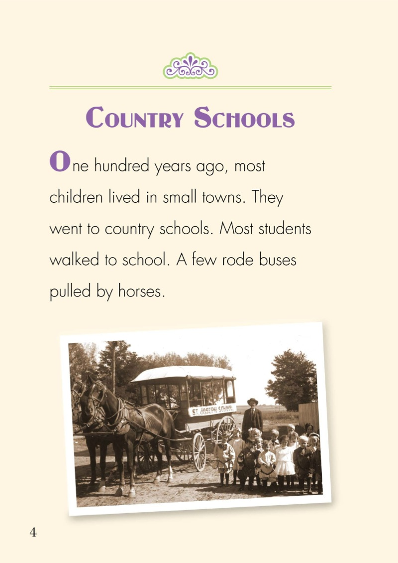 School 100 Years Ago — page 1