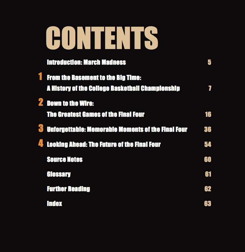 The Final Four: The Pursuit of College Basketball Glory book cover