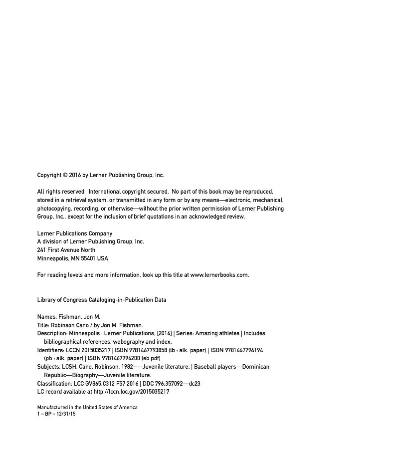 Robinson Cano — page 1
