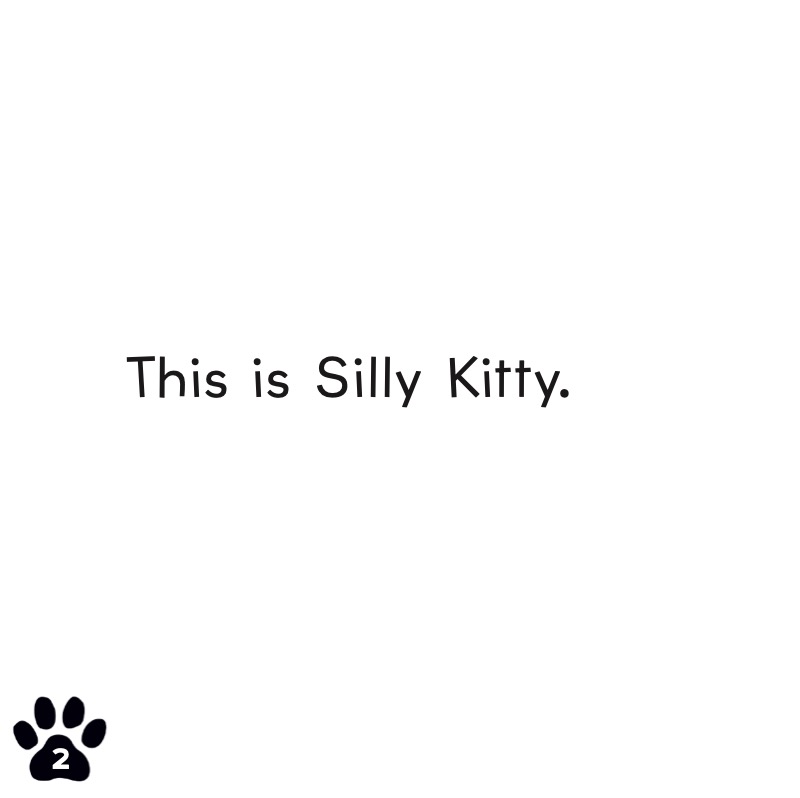 Silly Kitty and the Rainy Day — page 1