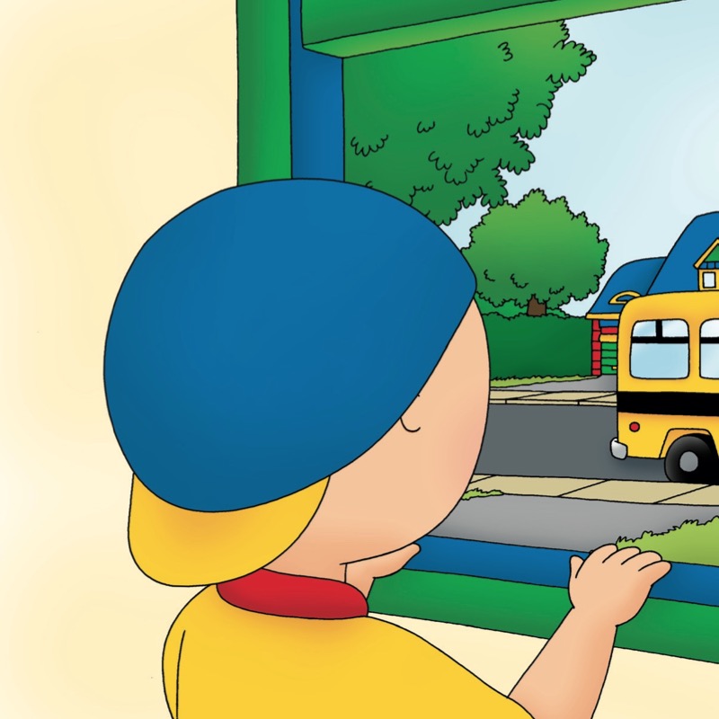 Caillou Prend l'autobus scolaire — page 1
