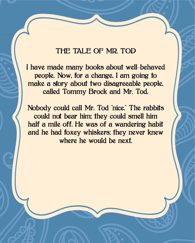 The Tale of Mr. Tod — page 1
