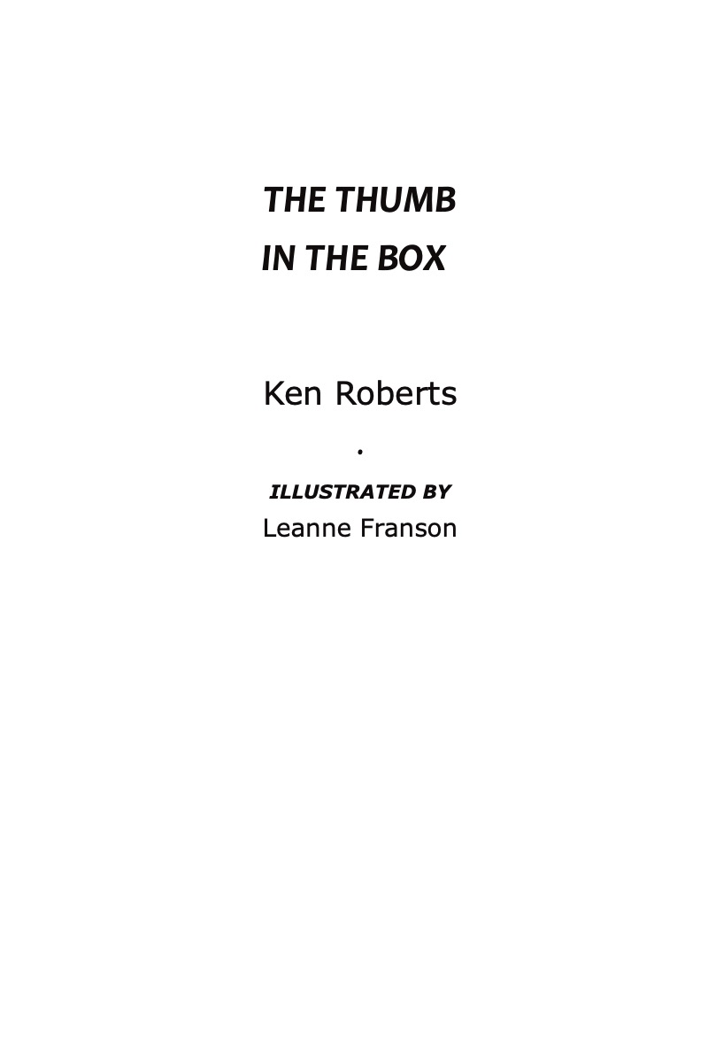 The Thumb in the Box book cover