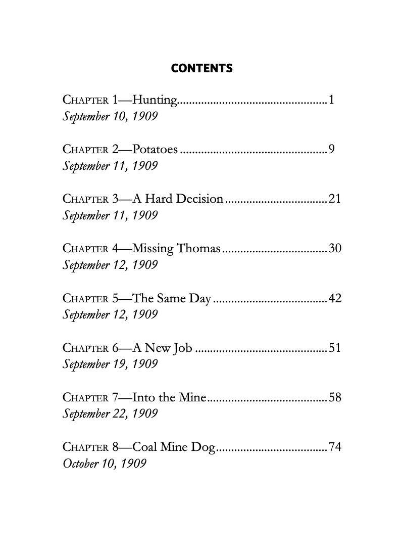 Finder, Coal Mine Dog — page 1