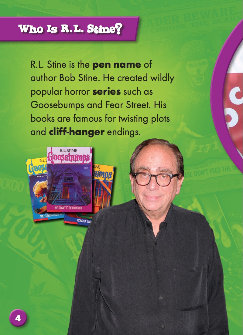 Children's Storytellers: R.L. Stine — page 1
