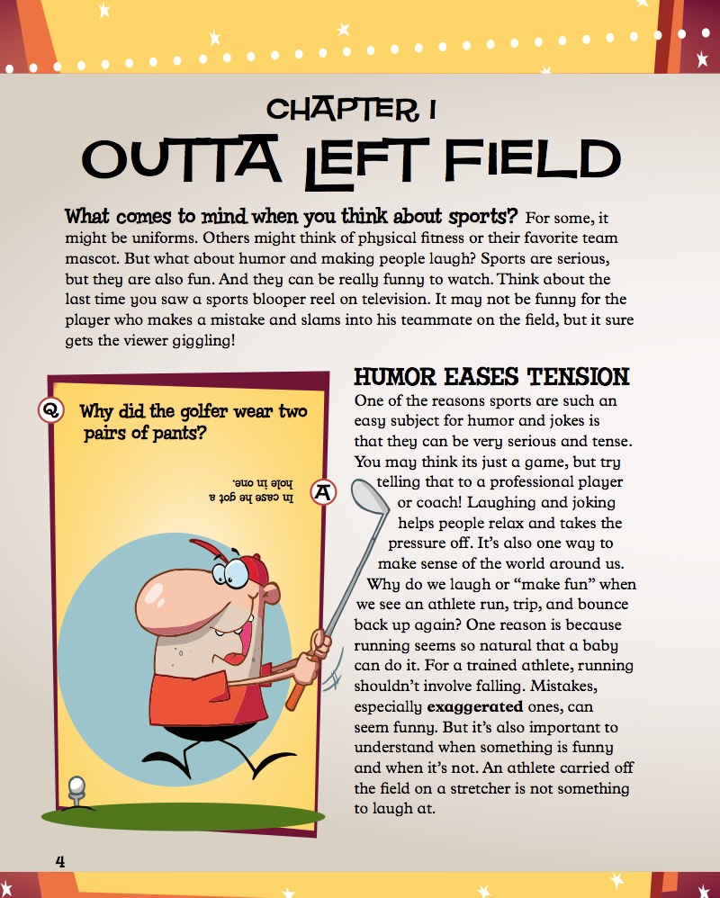 Sports Jokes, Riddles, and Games — page 1