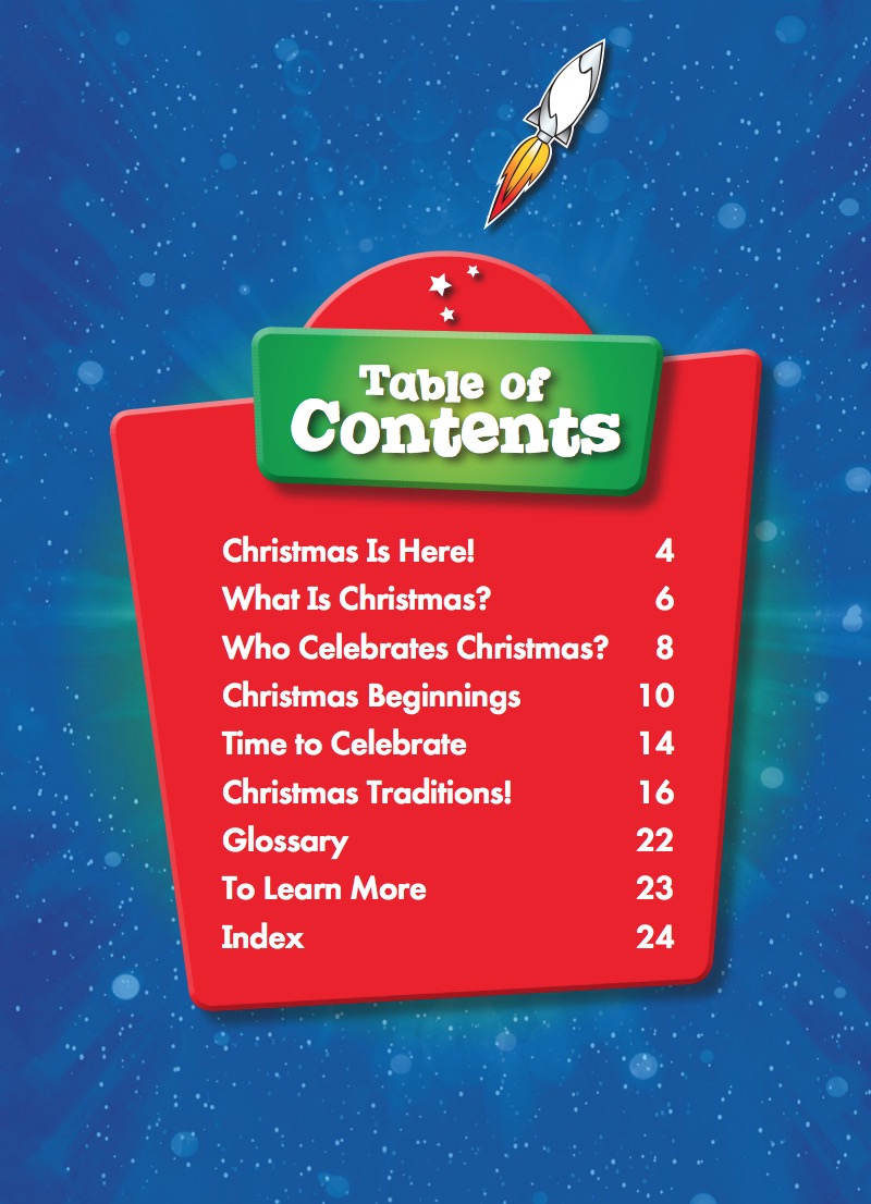 Christmas book cover