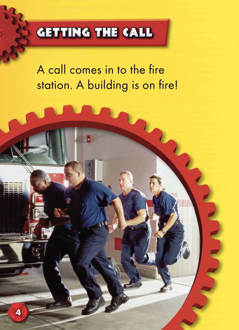 Mighty Machines in Action: Fire Trucks — page 1