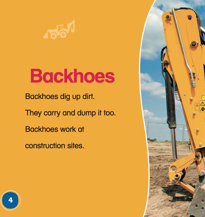 Backhoes Dig! — page 1