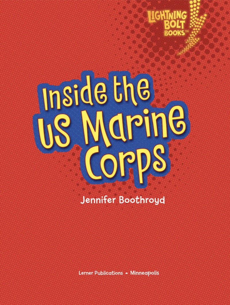 Inside the US Marine Corps book cover