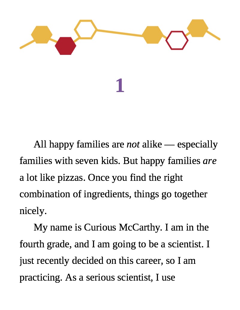 Curious McCarthy's Family Chemistry — page 1