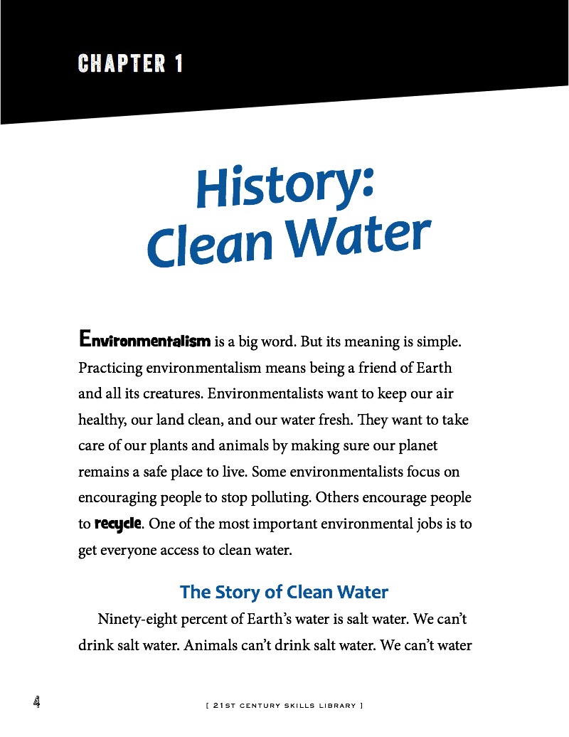 Clean Water — page 1