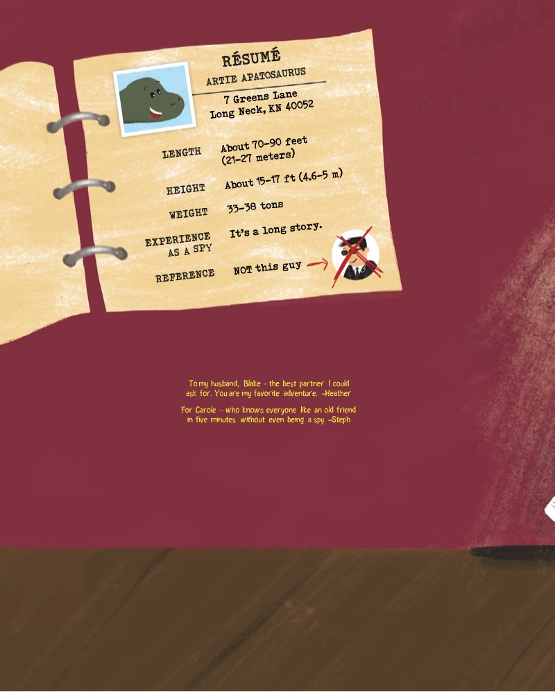 Apatosaurus Would NOT Make a Good Spy — page 1
