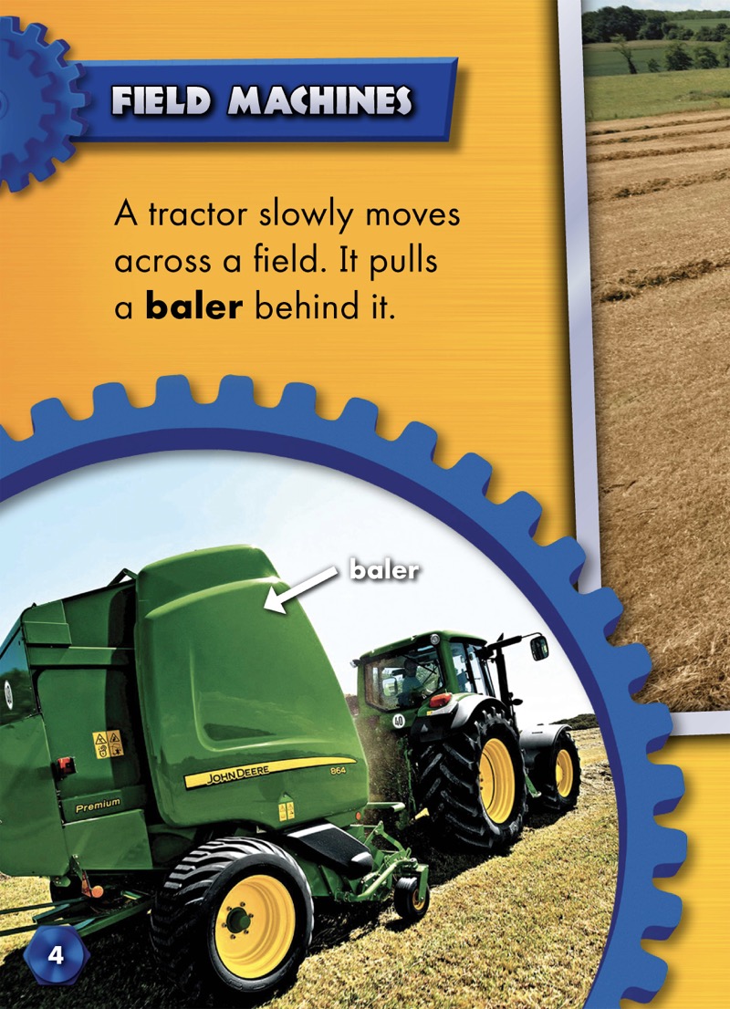 Mighty Machines in Action: Tractors — page 1
