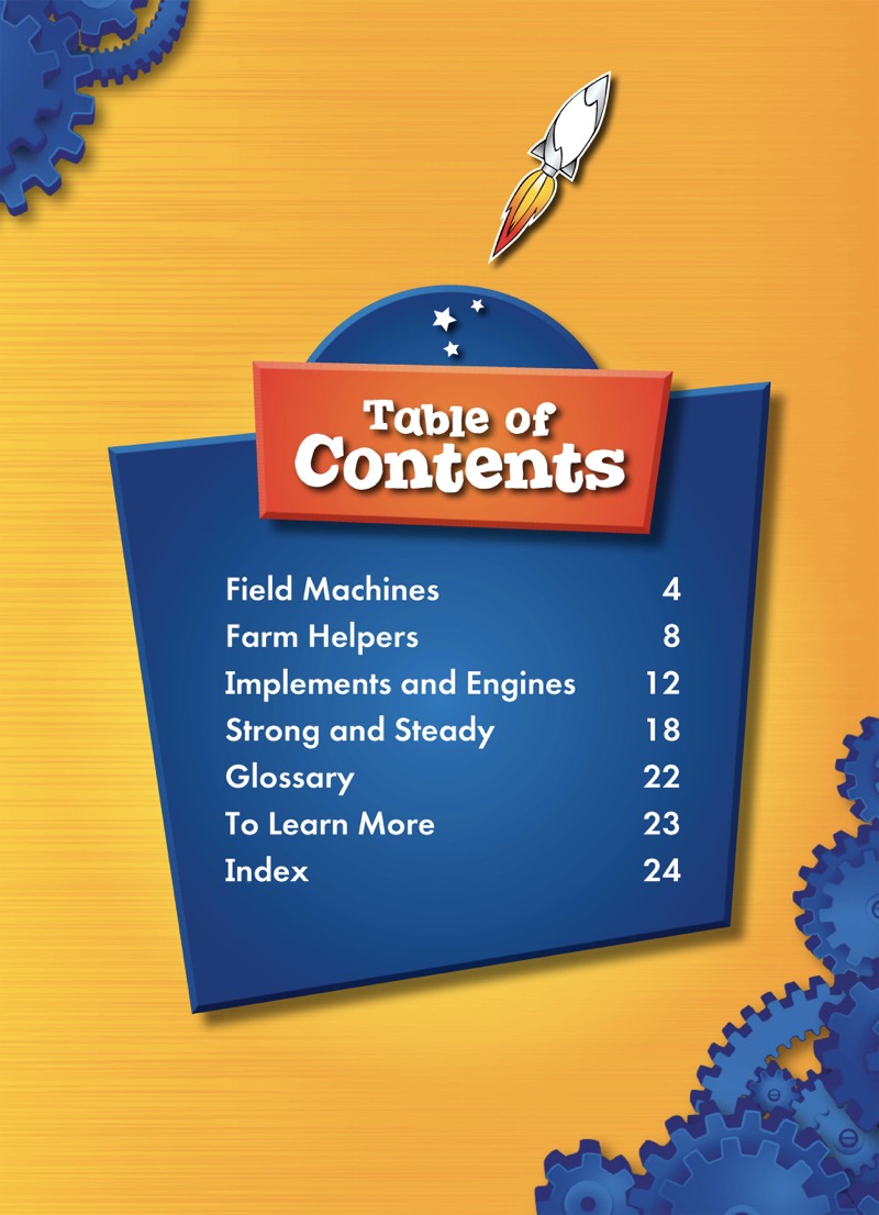 Mighty Machines in Action: Tractors book cover