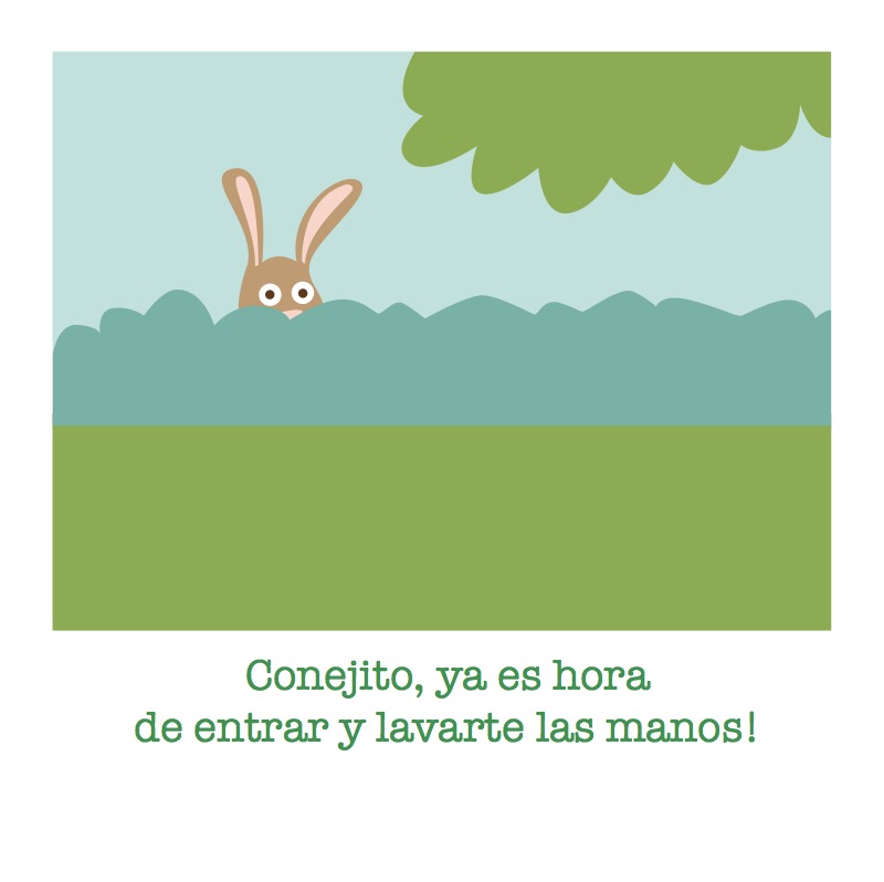 ¡Hora de Comer, Conejito! — page 1