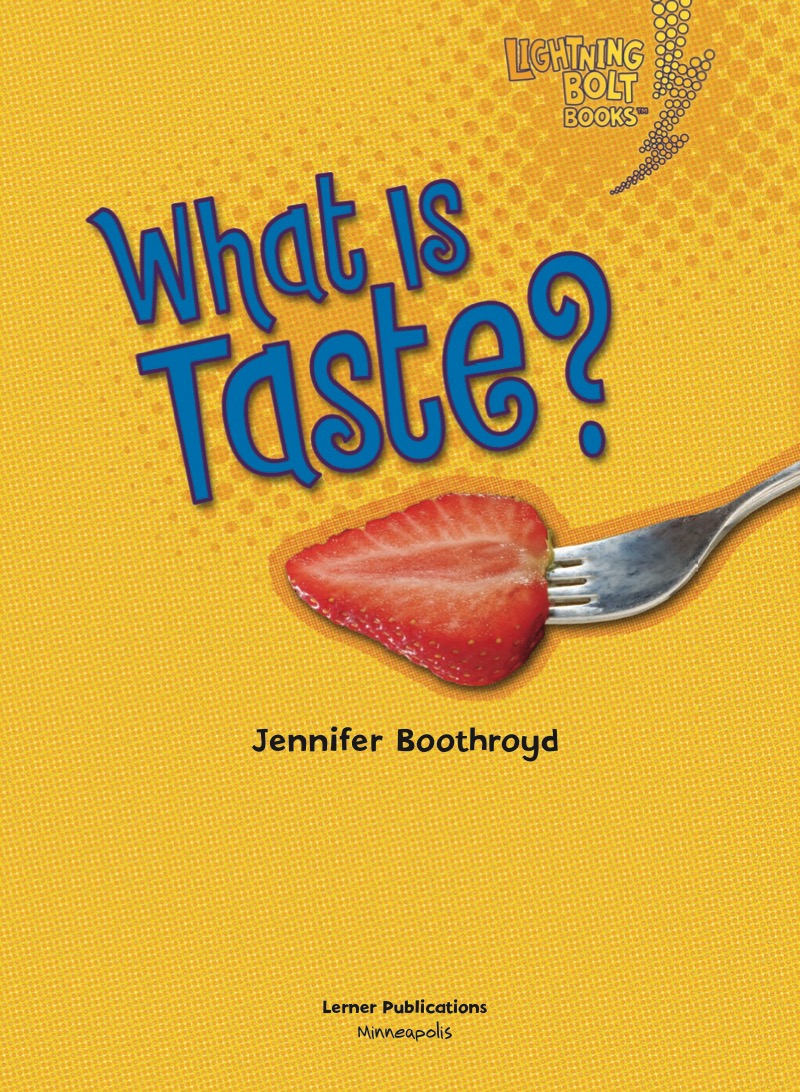 What Is Taste? book cover