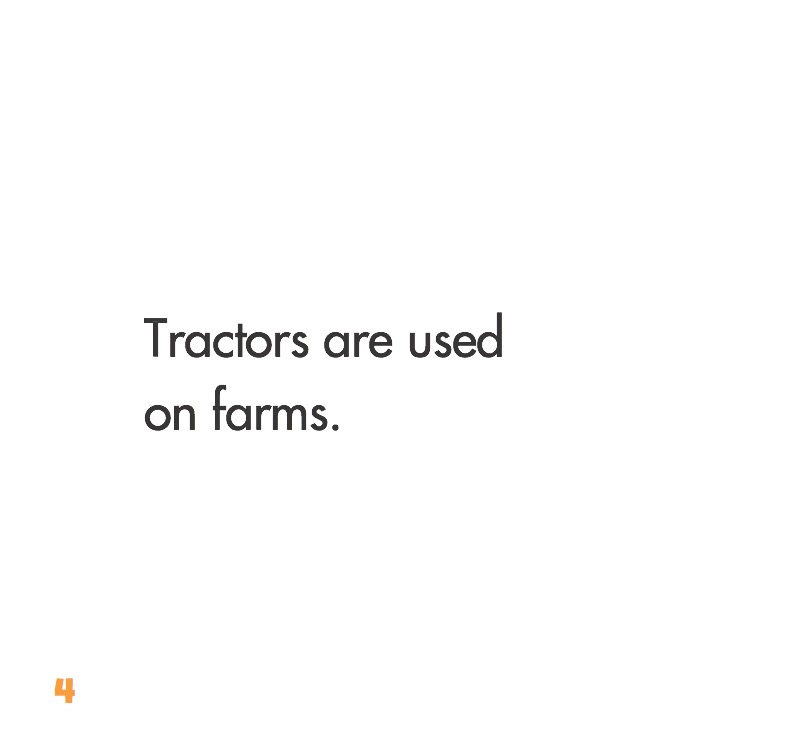 Big Machines: Tractors — page 1