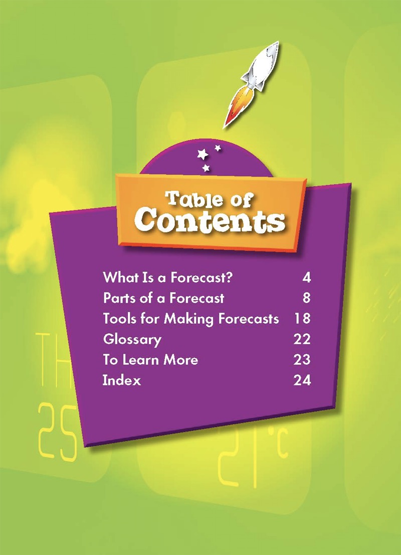 Forecasts book cover