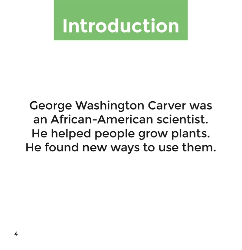 George Washington Carver — page 1