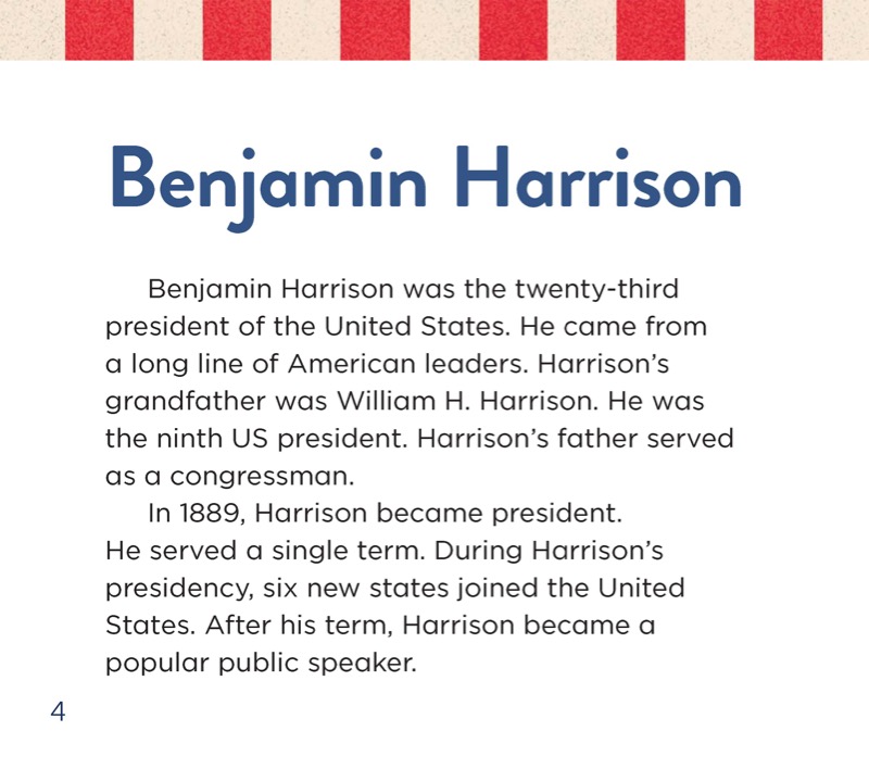 Benjamin Harrison — page 1