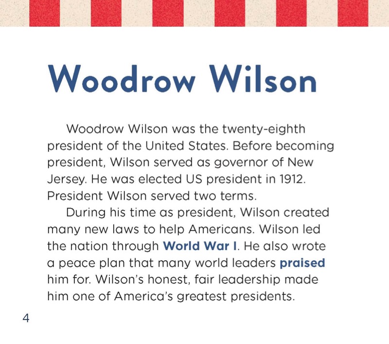 Woodrow Wilson — page 1