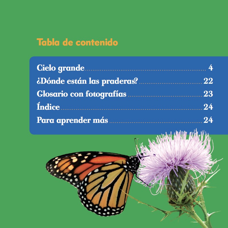 Praderas (Grasslands) book cover