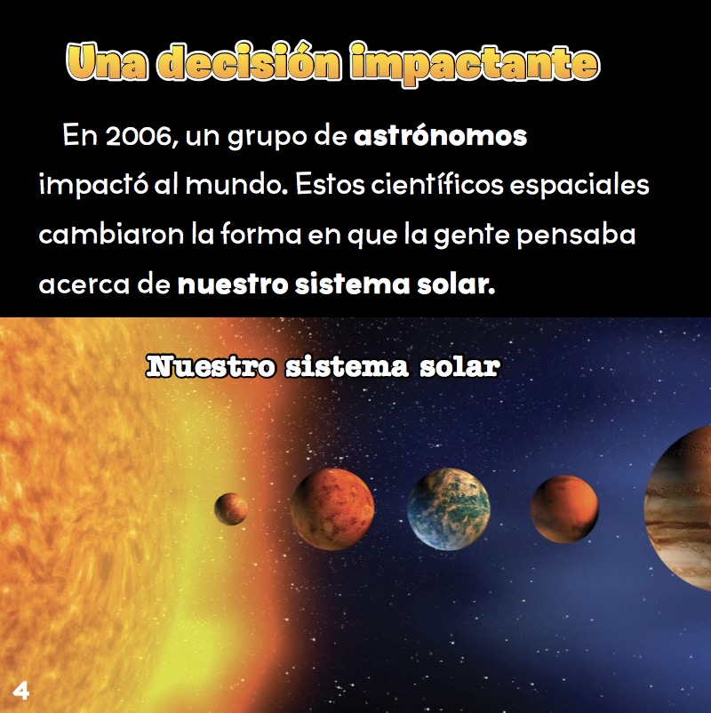 Planetas enanos: Plutón y los planetas menores — page 1